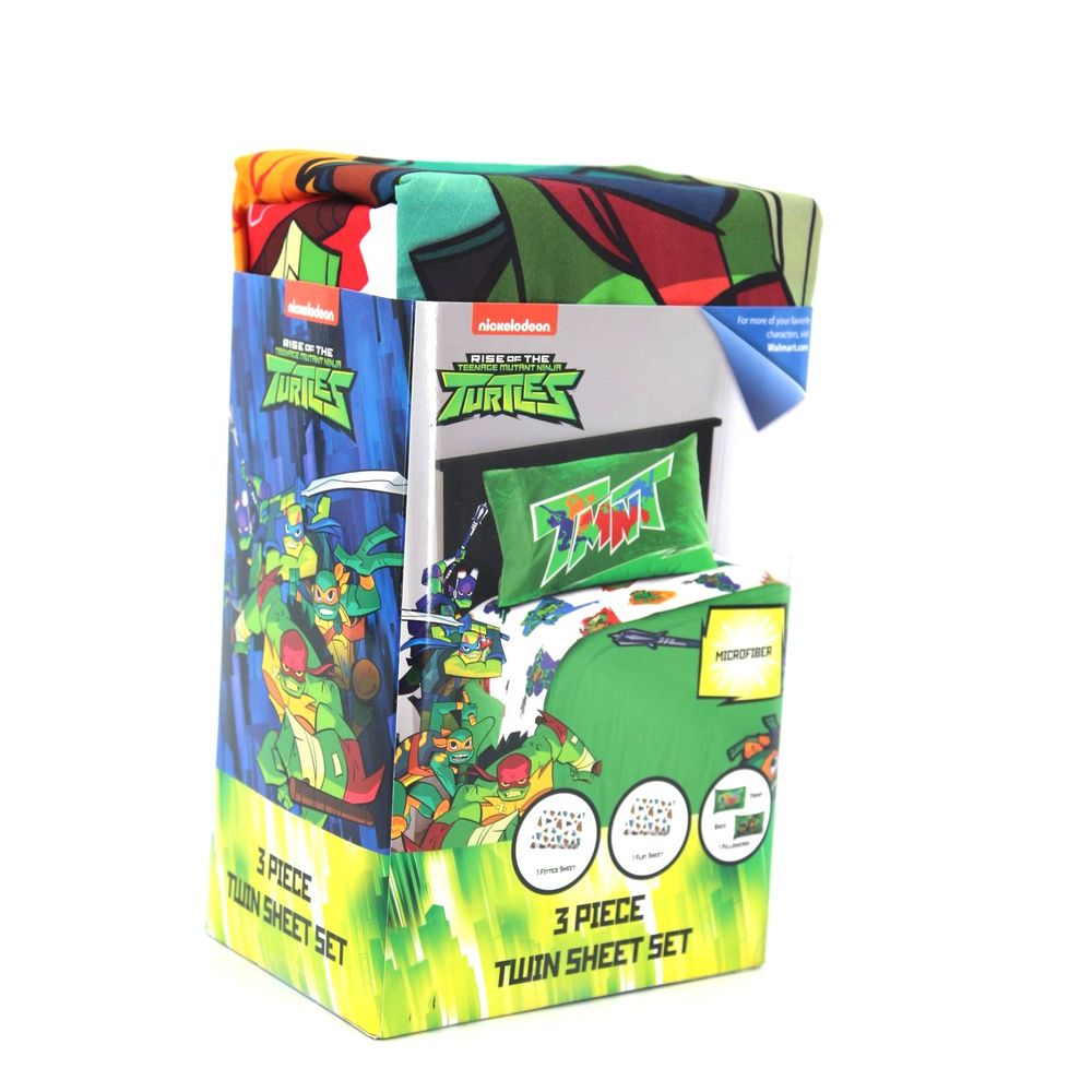 Nickelodeon  Ninja Turtle 3 Piece Twin Sheet Set